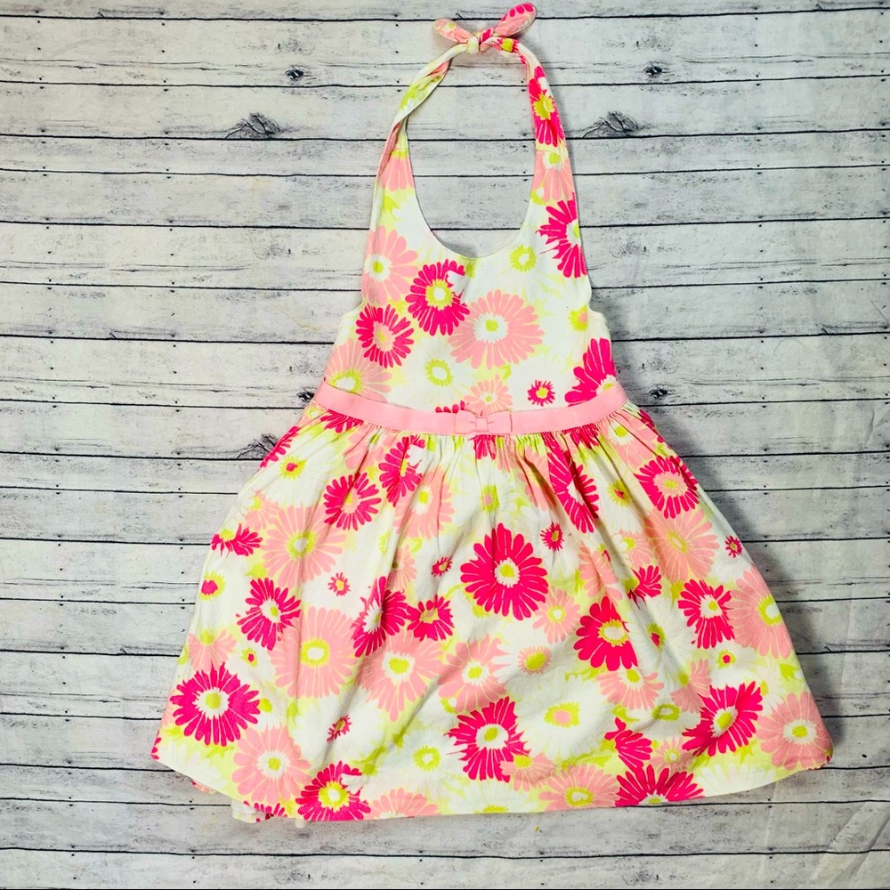 Janie and Jack Halter Floral Dress
